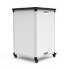 Luxor Modular Classroom Bookshelf - Narrow Module with Casters and Tabletop MBSCB01